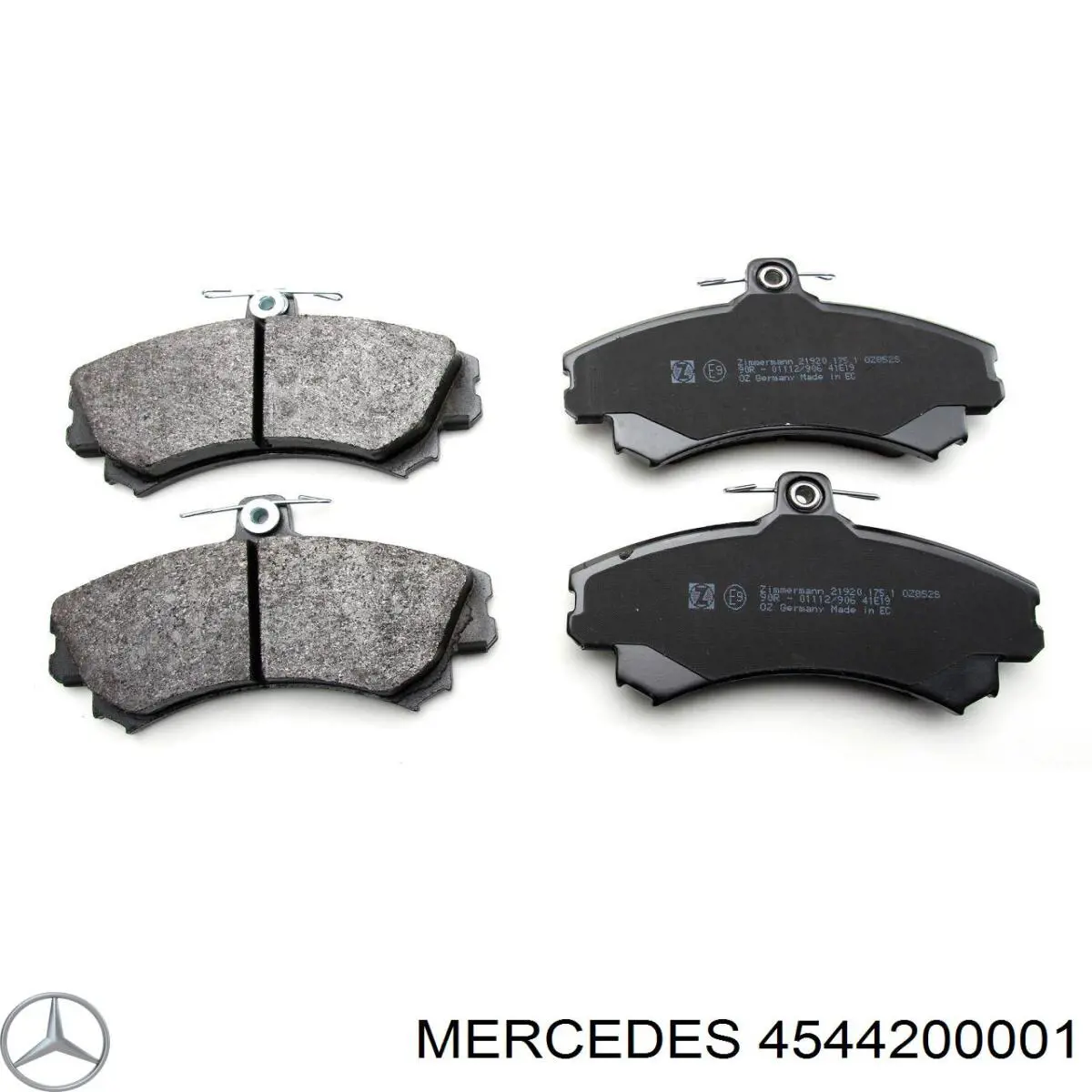Disco de freno delantero Mercedes 4544200001