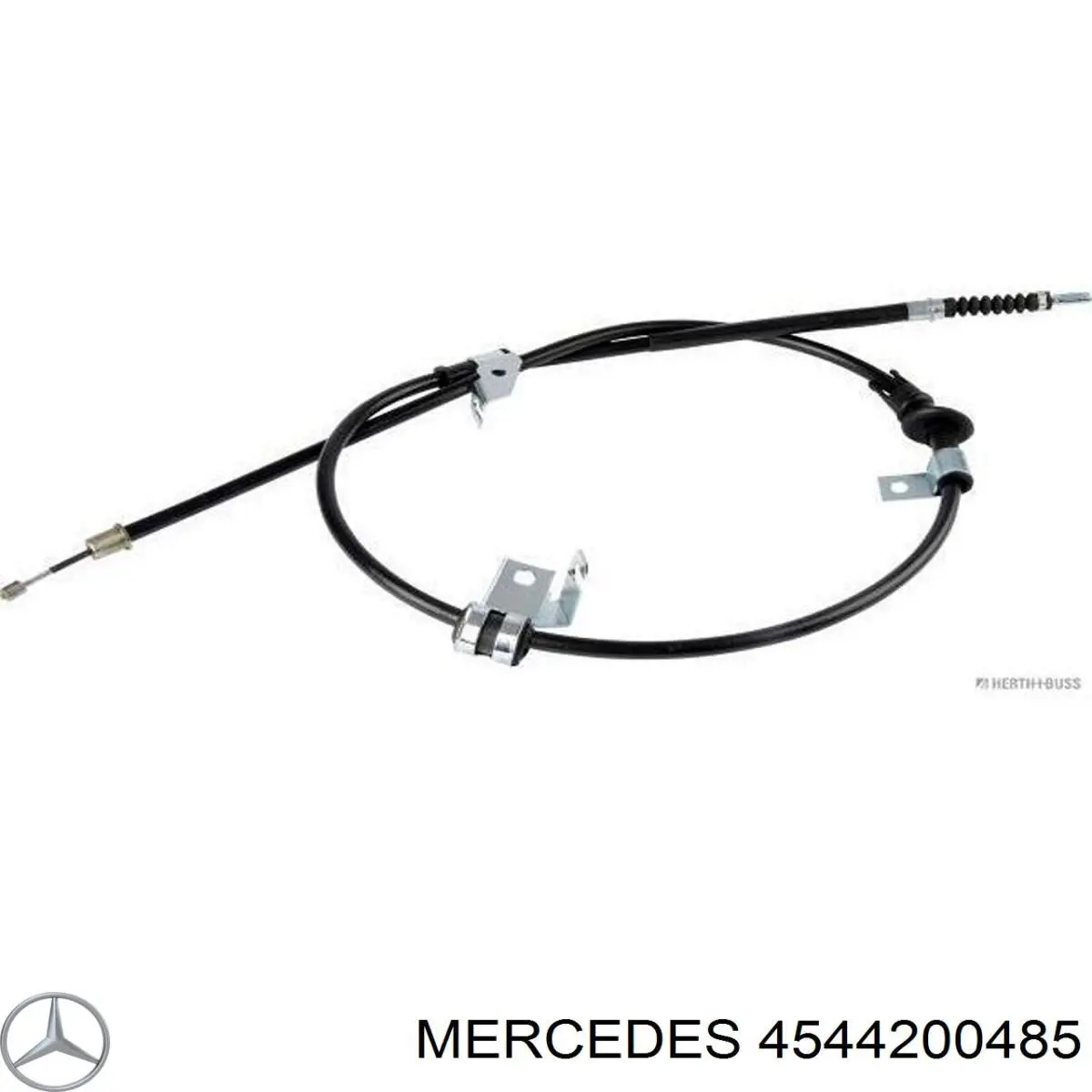 4544200485 Mercedes cable de freno de mano trasero derecho