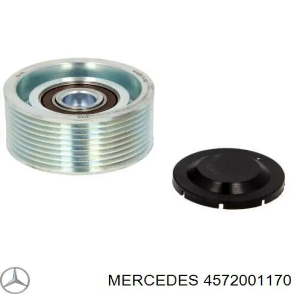 4572001170 Mercedes polea inversión / guía, correa poli v