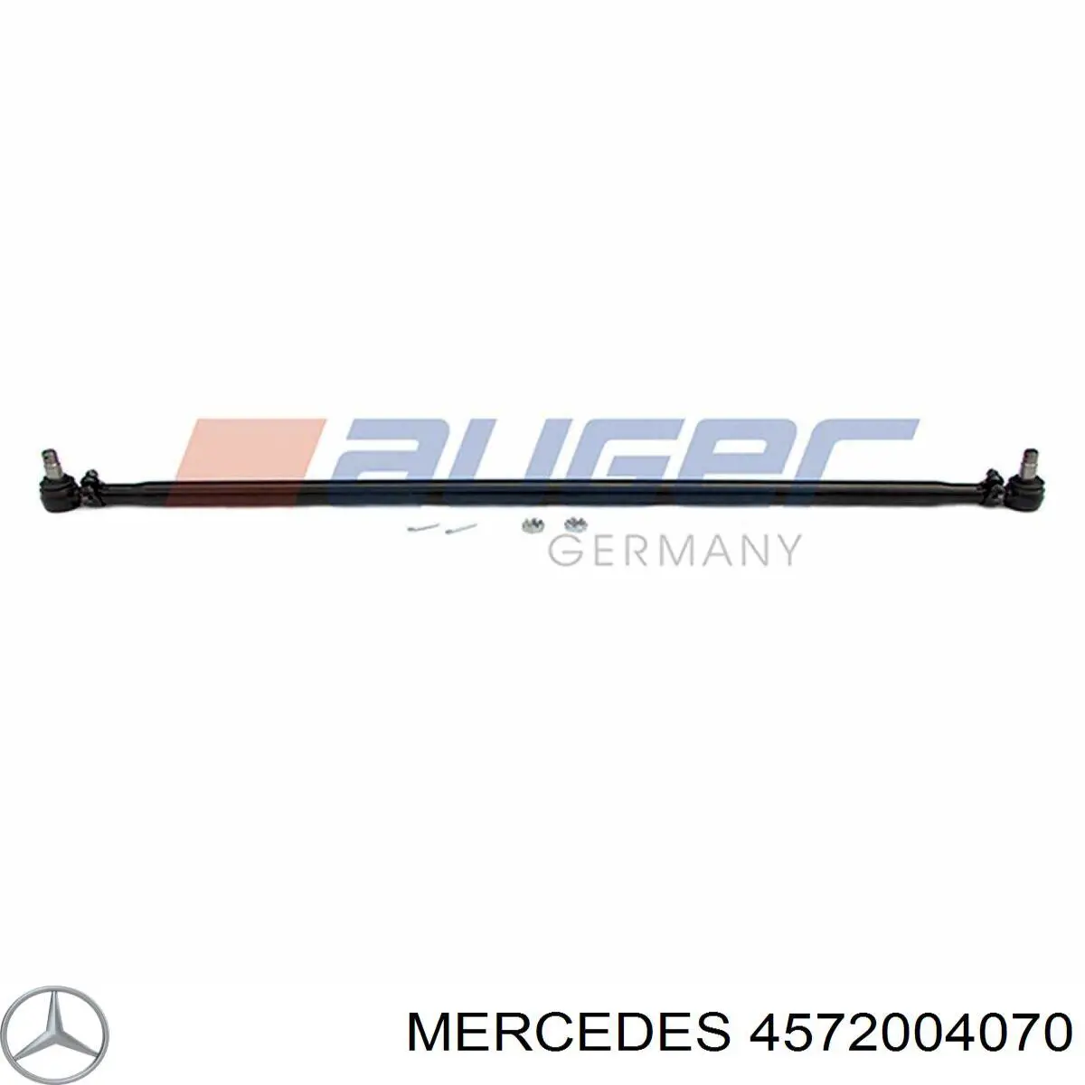 4572004070 Mercedes tensor de correa, correa poli v