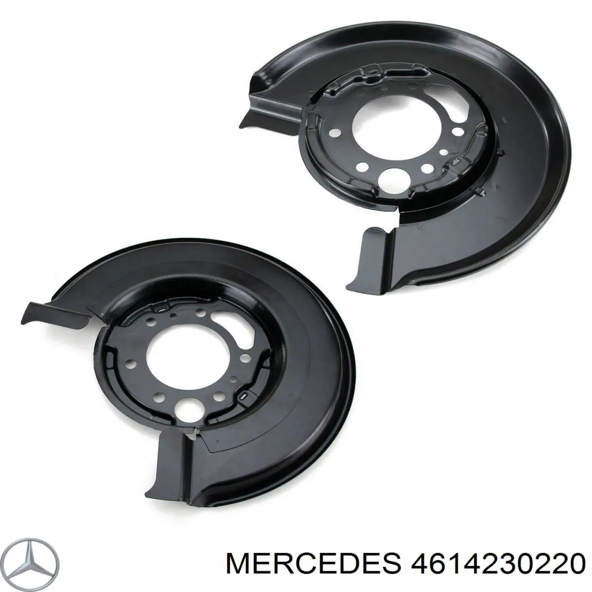 Protector de disco de freno trasero derecho A4614230320 Mercedes