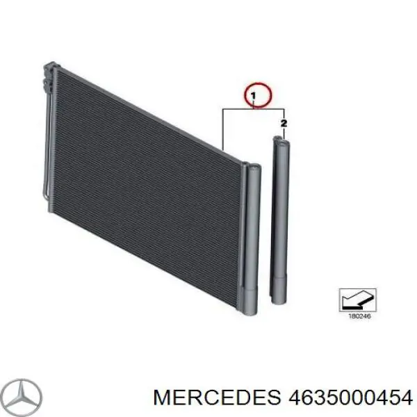 Condensador aire acondicionado Mercedes G (W463)