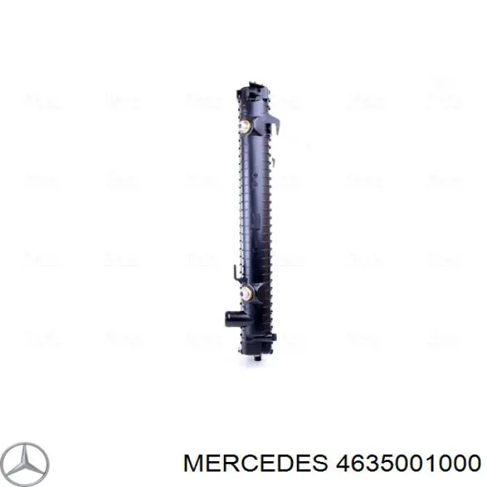 4635001000 Mercedes radiador refrigeración del motor