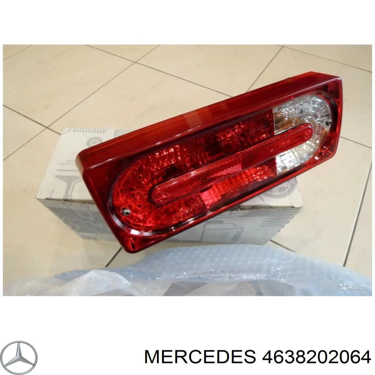 4638202064 Mercedes piloto posterior derecho