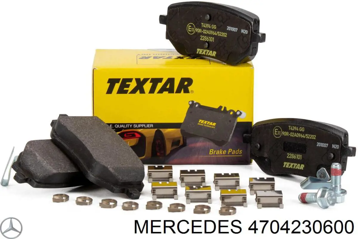 470 423 06 00 Mercedes pastillas de freno traseras