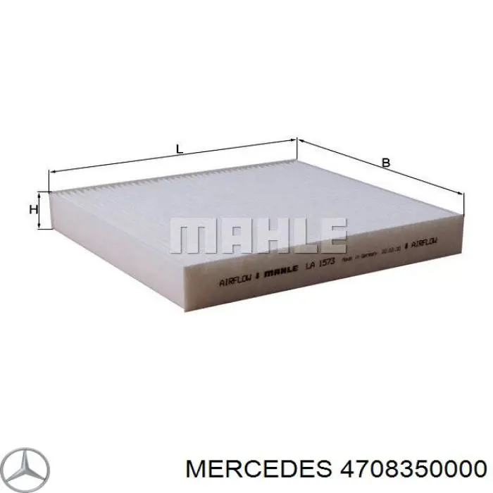 4708350000 Mercedes filtro de habitáculo