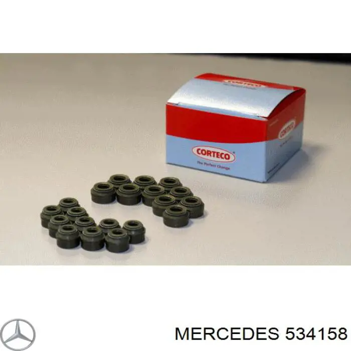 534158 Mercedes sello de aceite de valvula (rascador de aceite Entrada/Salida)