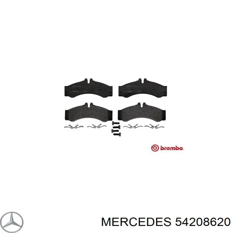 54208620 Mercedes pastillas de freno delanteras