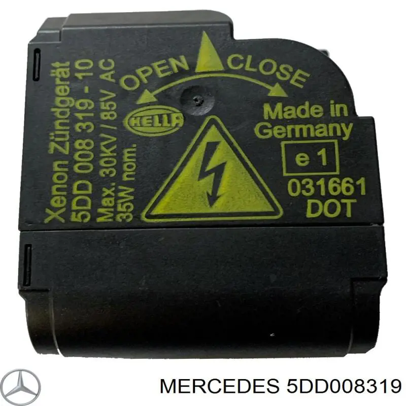 5DD008319 Mercedes bobina de reactancia, lámpara de descarga de gas