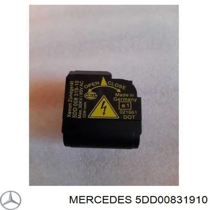 5DD00831910 Mercedes bobina de reactancia, lámpara de descarga de gas