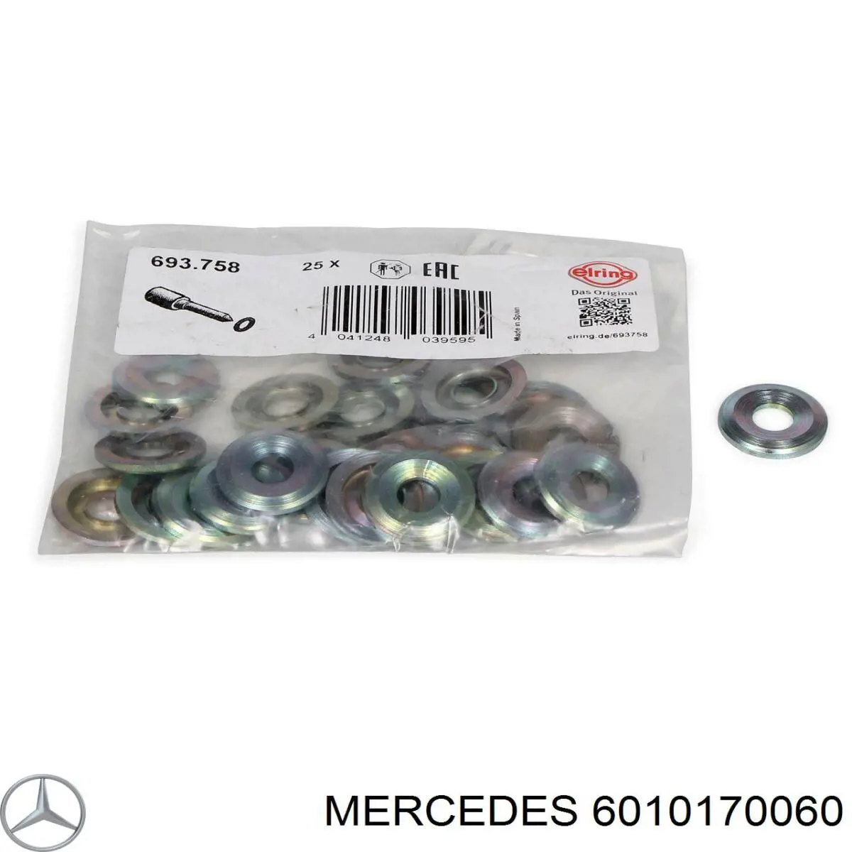 6010170060 Mercedes junta de inyectores