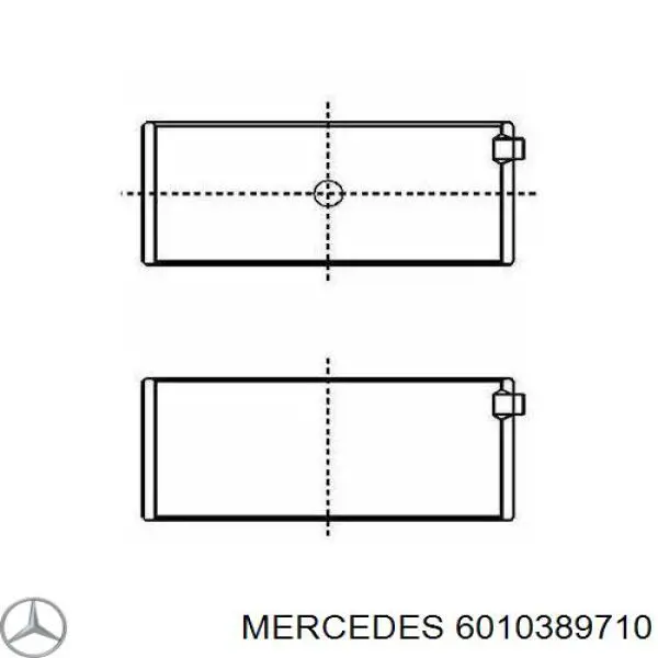 6010389710 Mercedes cojinetes de biela