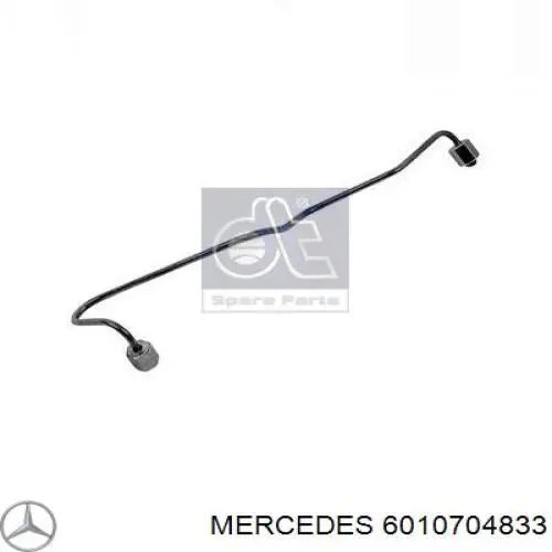 6010704833 Mercedes tubería alta presión, sistema inyección para cilindro 4