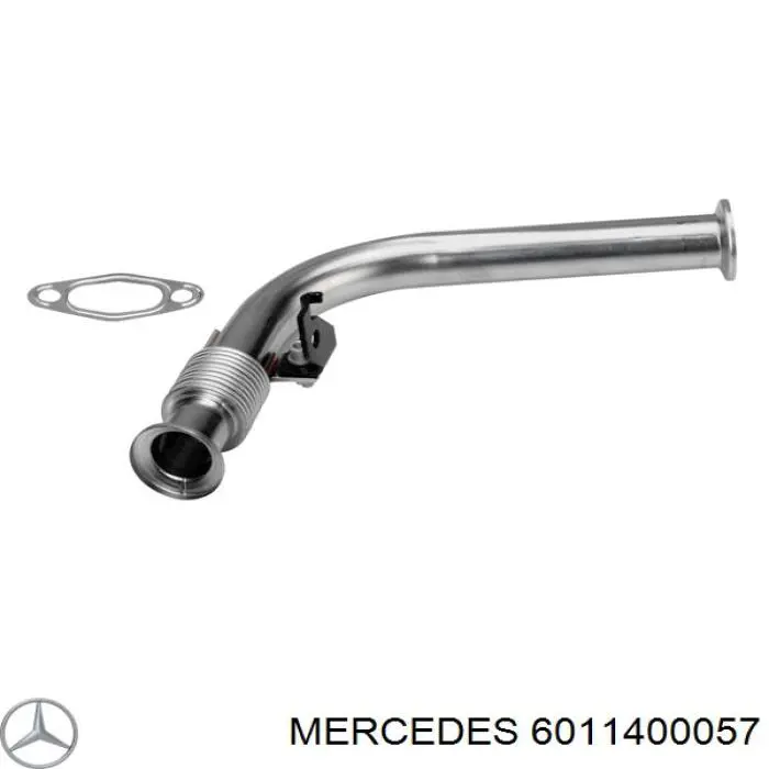 6011400057 Mercedes manguera tuberia de radiador (gases de escape)