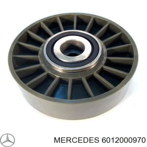 Rodillo, correa trapecial poli V Mercedes Bus 207-310 601