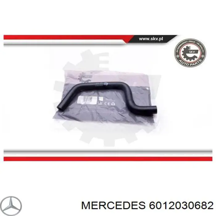 6012030682 Mercedes Manguera de calefacción, retorno