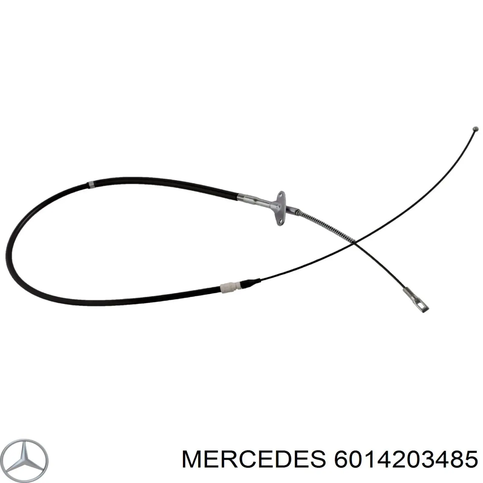 6014203485 Mercedes cable de freno de mano trasero derecho