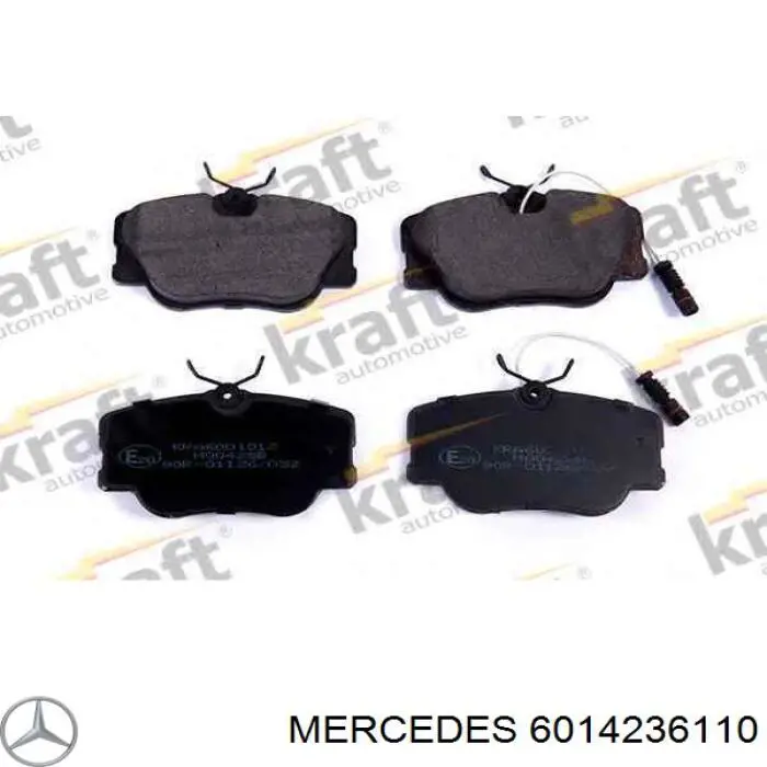 6014236110 Mercedes zapatas de frenos de tambor traseras