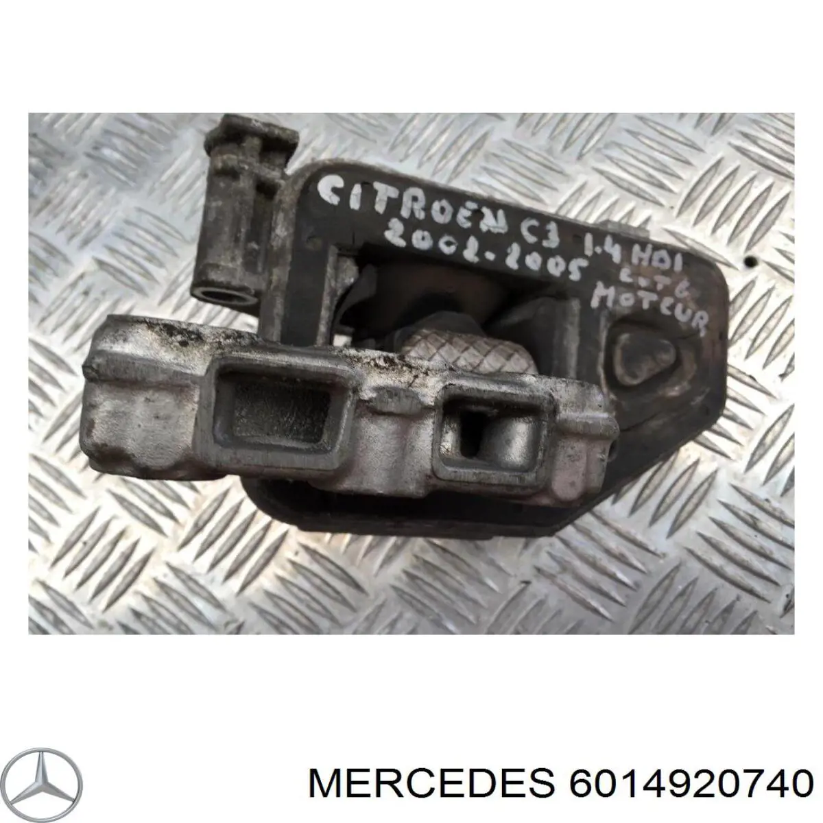 Abrazadera de silenciador delantera Mercedes A6014920740