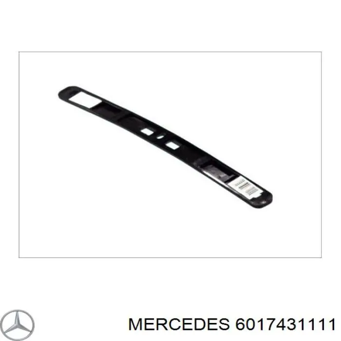 6017431111 Mercedes tira inferior de la puerta trasera con bisagras