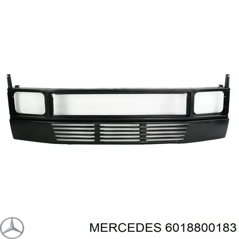 6018800183 Mercedes soporte de radiador completo