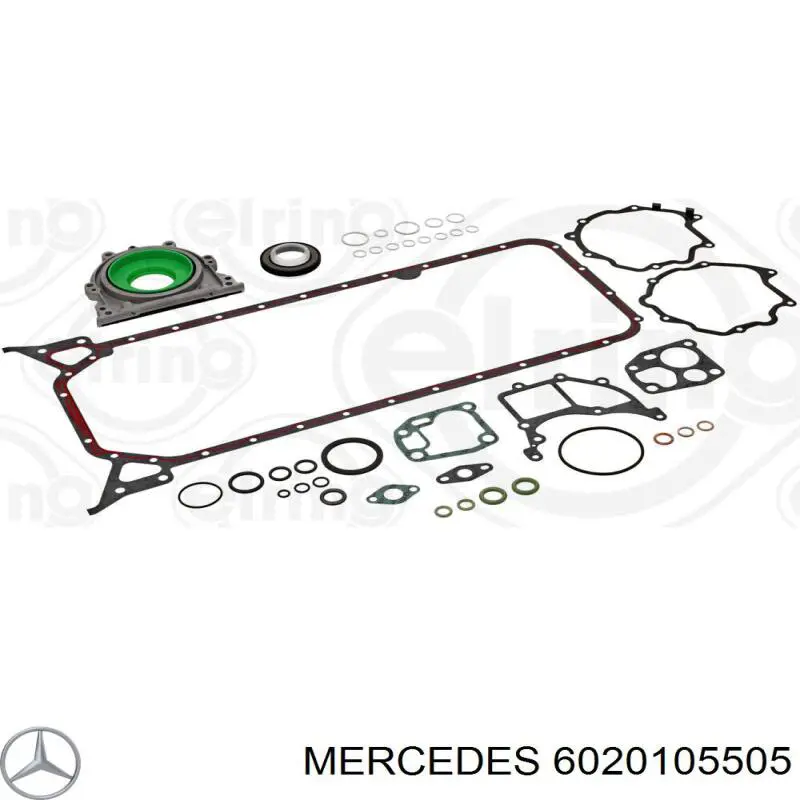 6020105505 Mercedes juego completo de juntas, motor, inferior