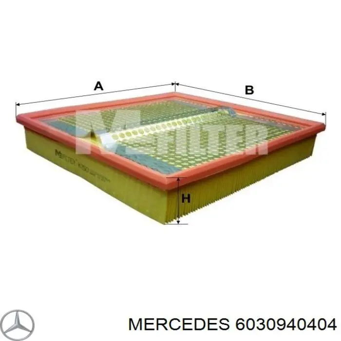 6030940404 Mercedes filtro de aire