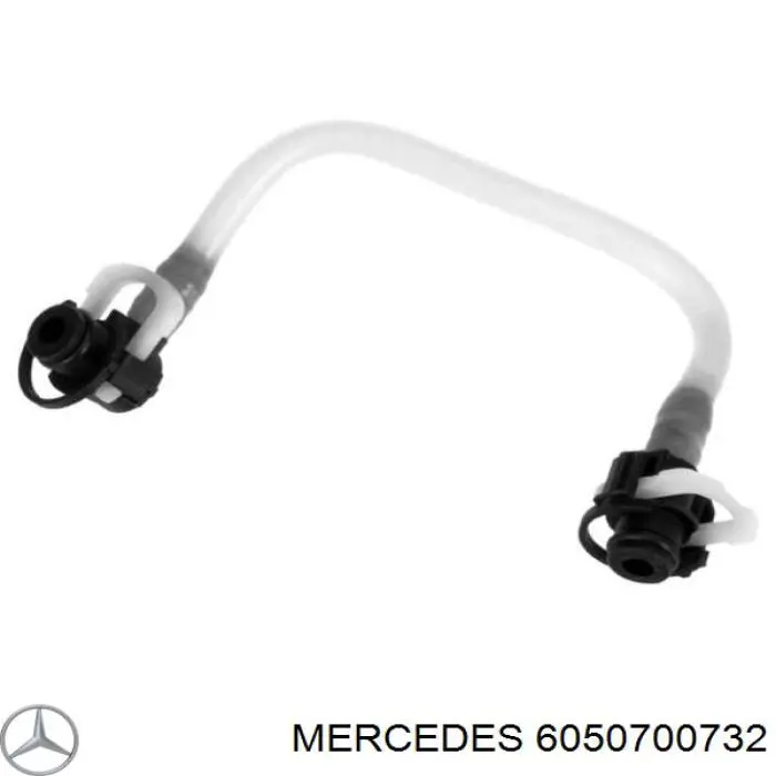 6050700732 Mercedes línea de combustible desde el filtro hasta la válvula de corte de combustible