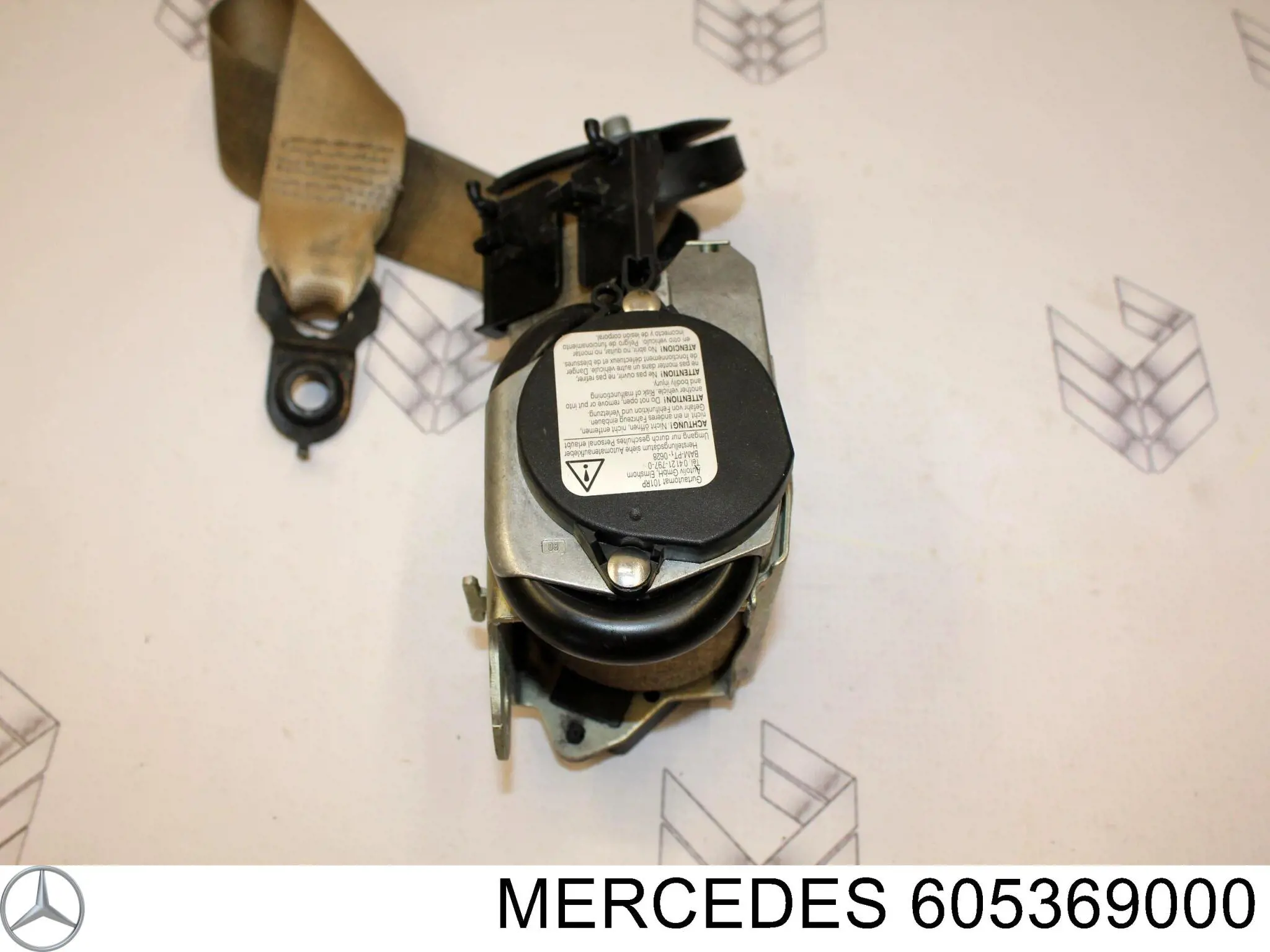 Cinturón de seguridad delantero derecho Mercedes 605369000 precio, desde 68,24 EUR