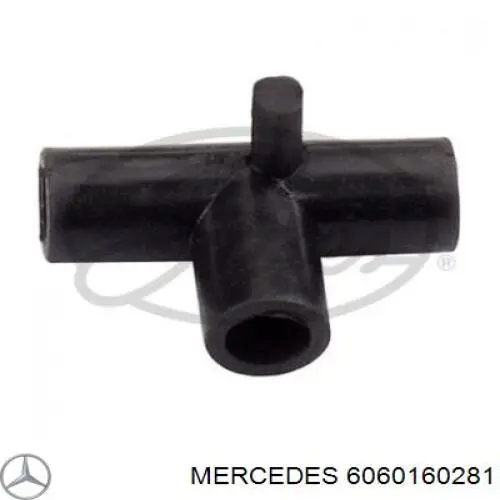 6060160281 Mercedes tubo de ventilacion del carter (separador de aceite)