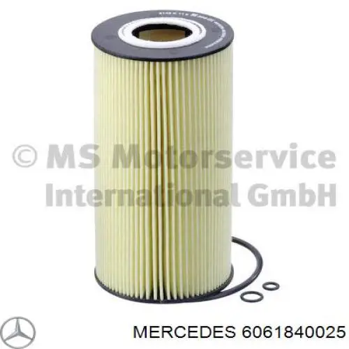 6061840025 Mercedes filtro de aceite