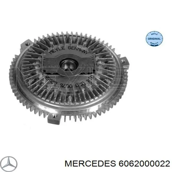 A6062000022 Mercedes embrague, ventilador del radiador