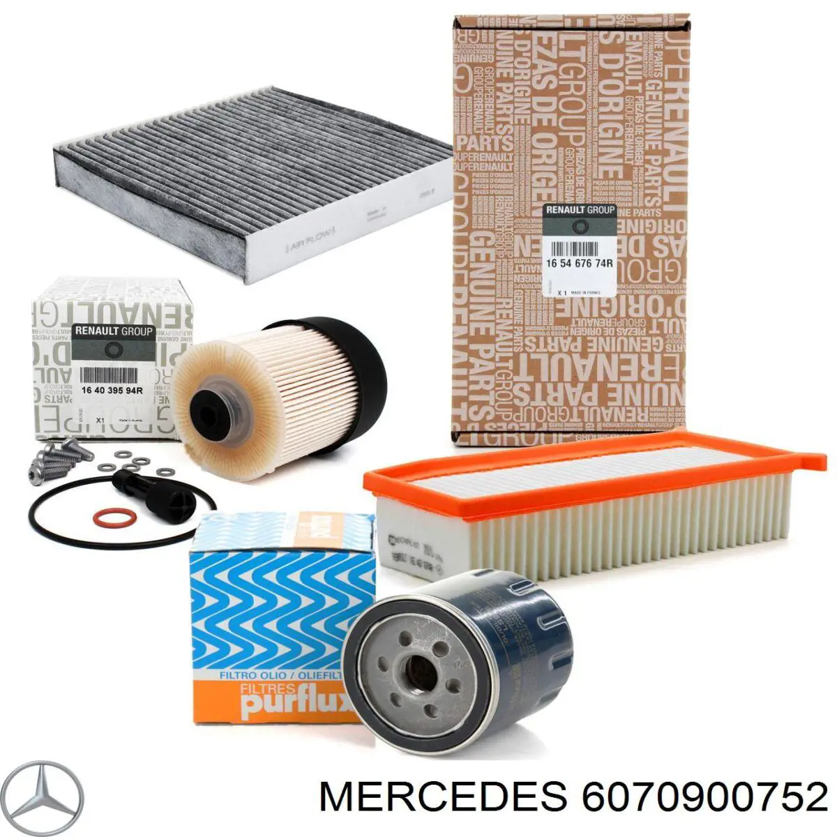 6070900752 Mercedes filtro combustible