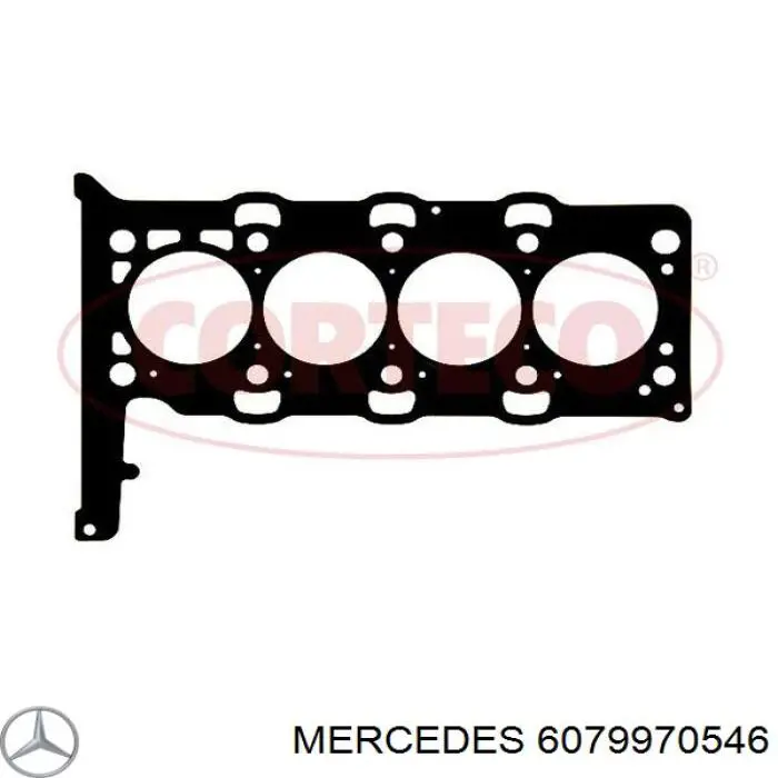 6079970546 Mercedes anillo retén, cigüeñal frontal