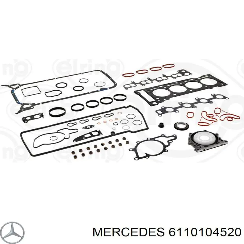 6110104520 Mercedes juego de juntas de motor, completo, superior