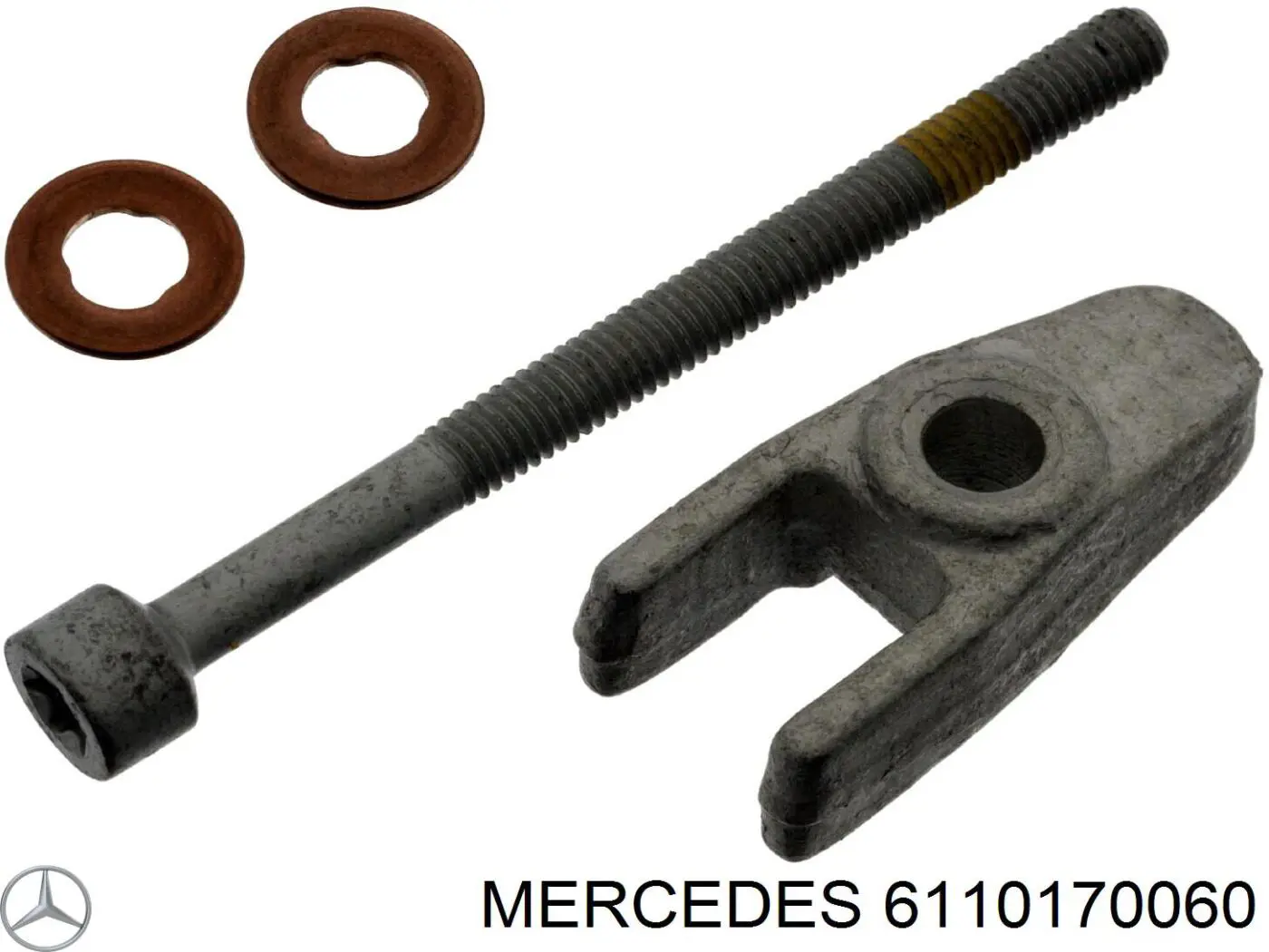 Arandela de asiento del inyector Mercedes 6110170060