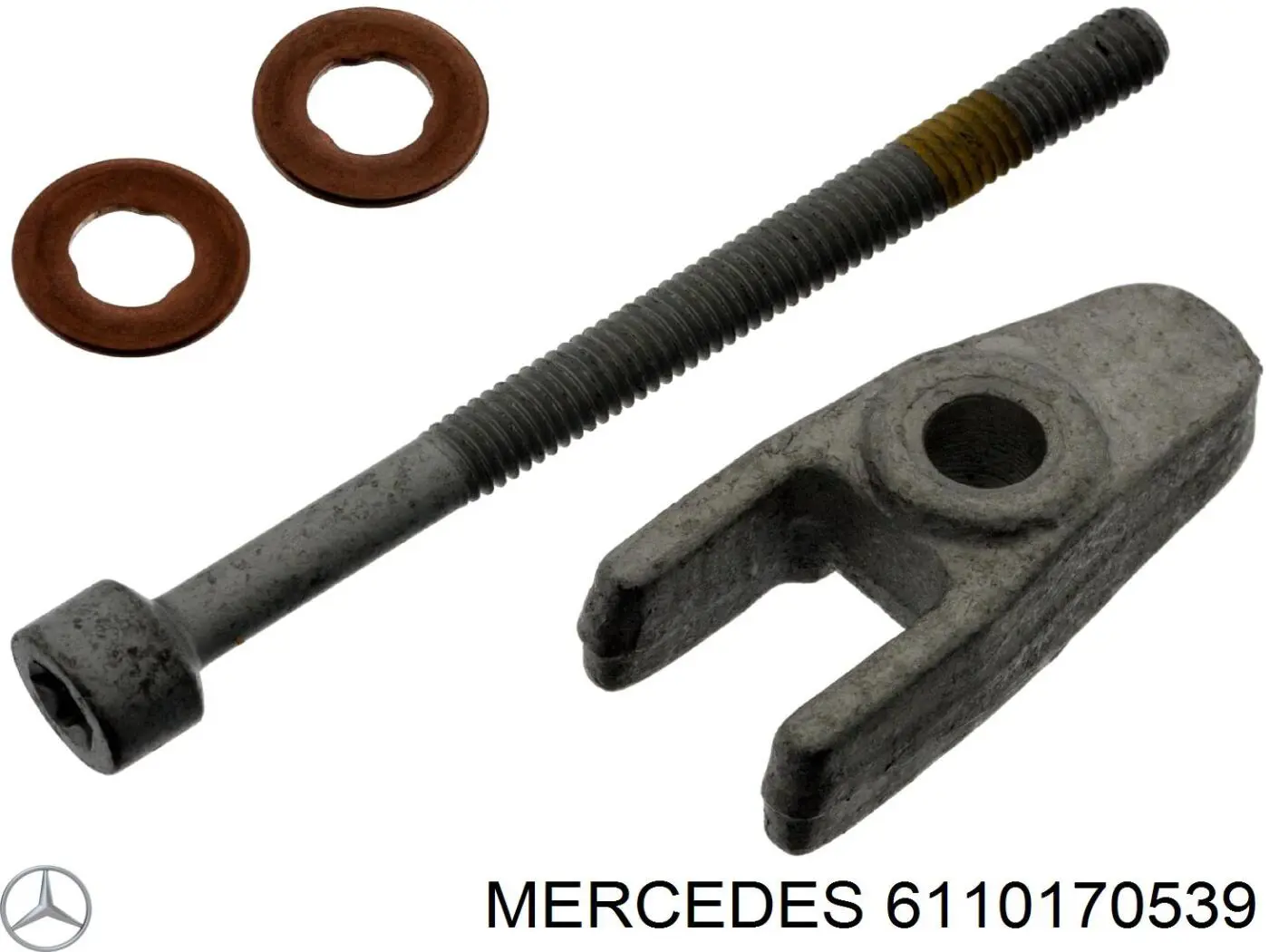 6110170539 Mercedes soporte, inyector