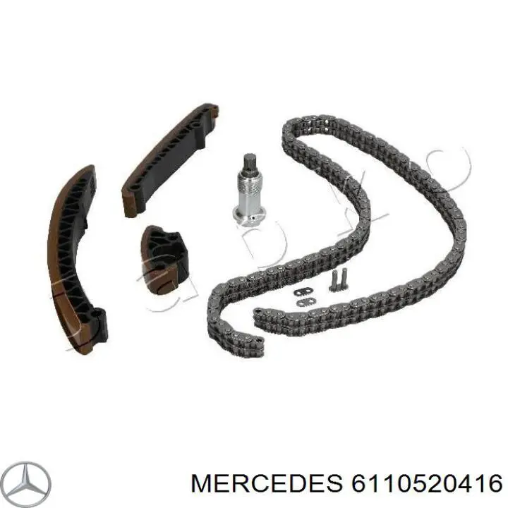 6110520416 Mercedes carril de deslizamiento, cadena de distribución