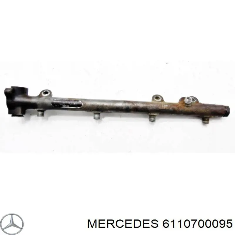 6110700495 Mercedes rampa de inyectores