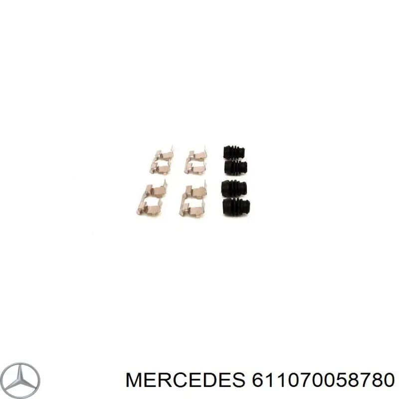 611070058780 Mercedes inyector