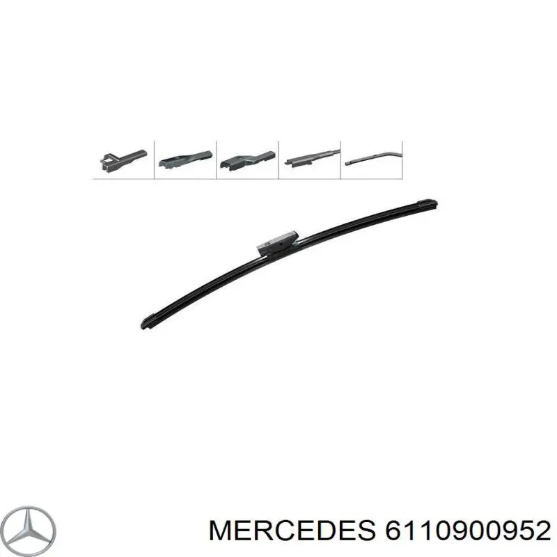 Caja del filtro de combustible 6110900952 Mercedes