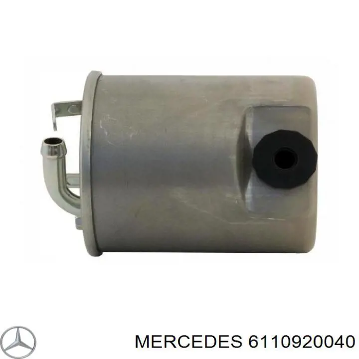 6110920040 Mercedes abrazadera de la carcasa del filtro de combustible