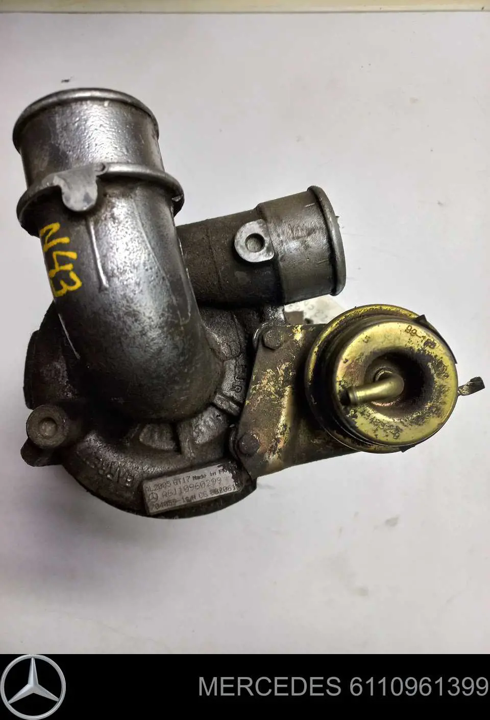 6110961399 Mercedes Turbo para motor