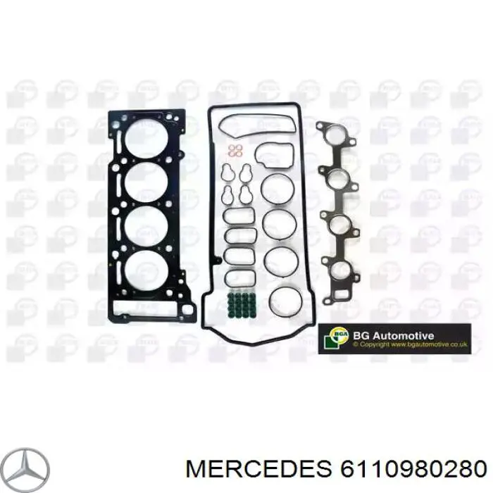 Junta superior del colector de admisión Mercedes 6110980280 precio, desde 2,24 EUR