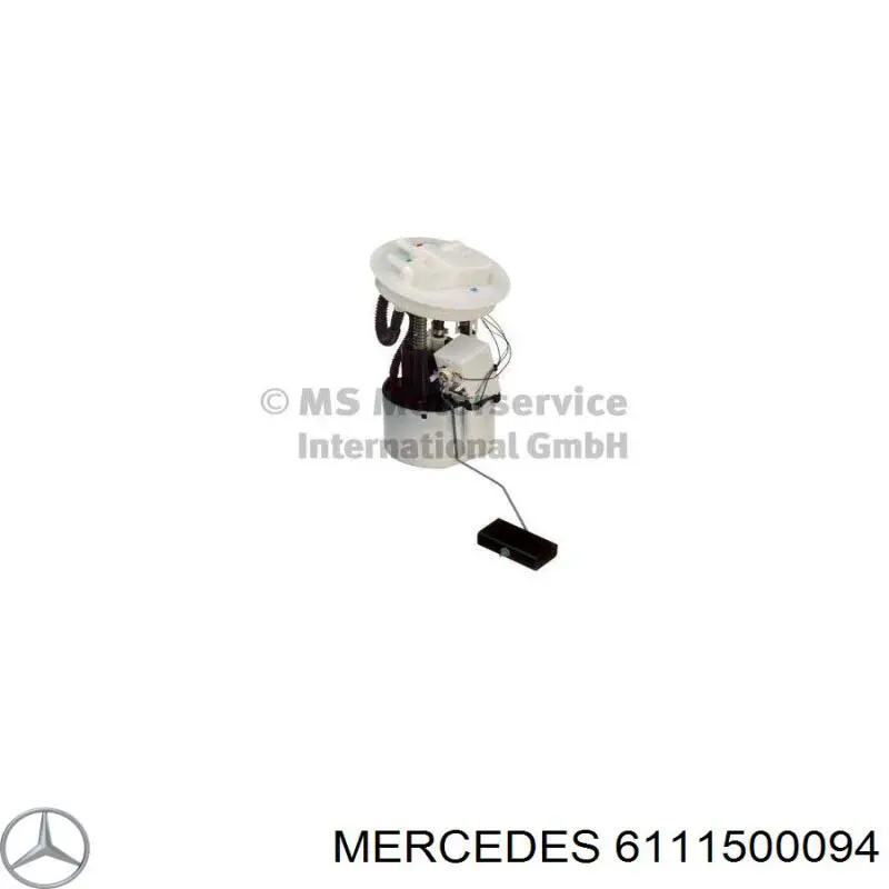 6111500094 Mercedes válvula (actuador de aleta del colector de admisión)