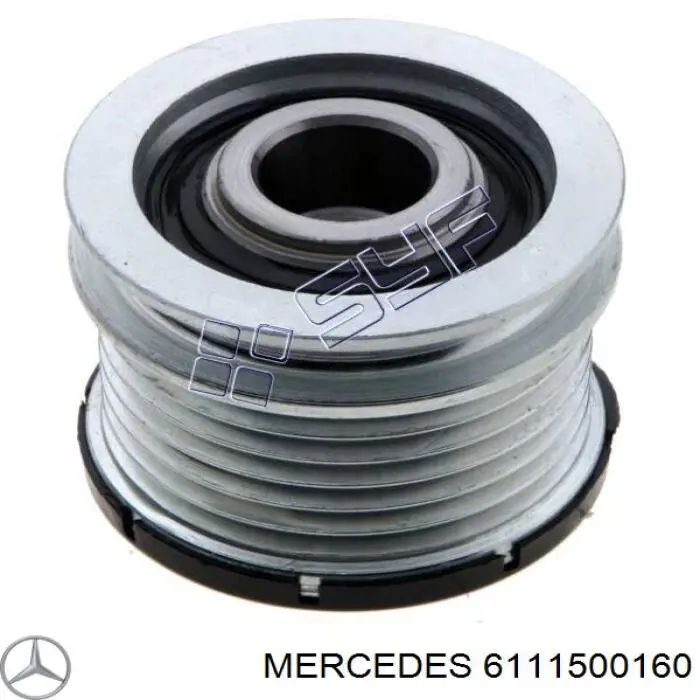 6111500160 Mercedes polea alternador