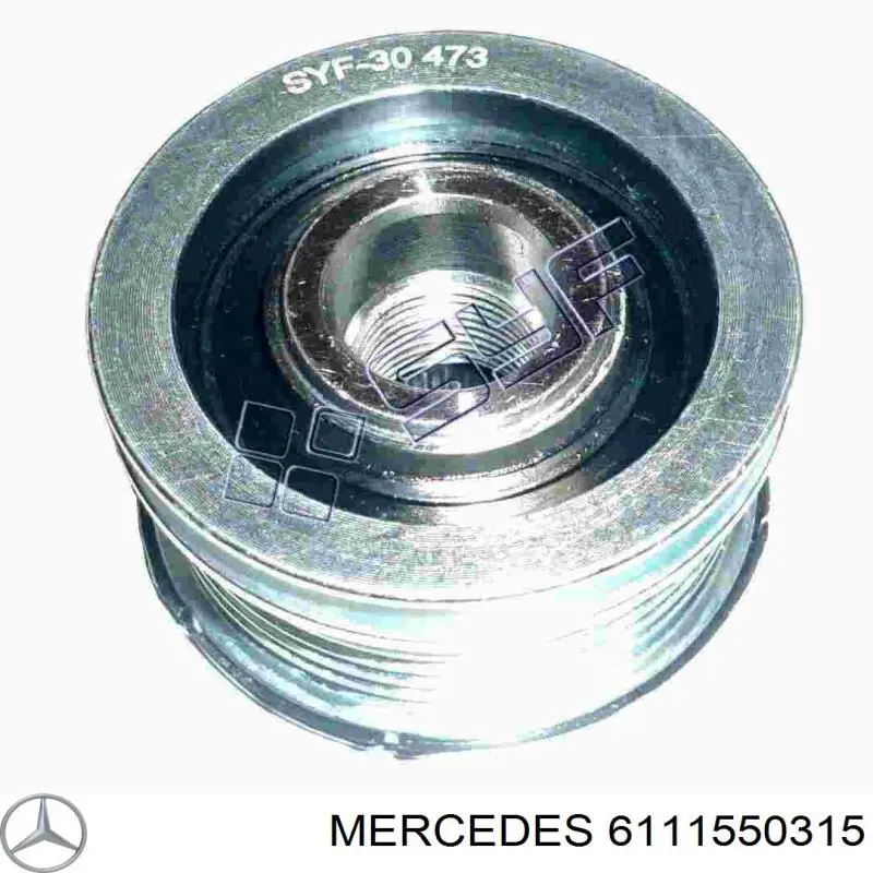 6111550315 Mercedes polea alternador