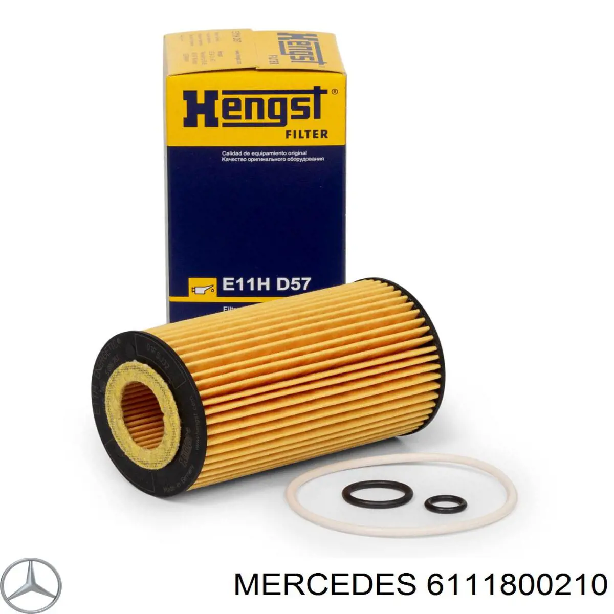 6111800210 Mercedes tapa de filtro de aceite
