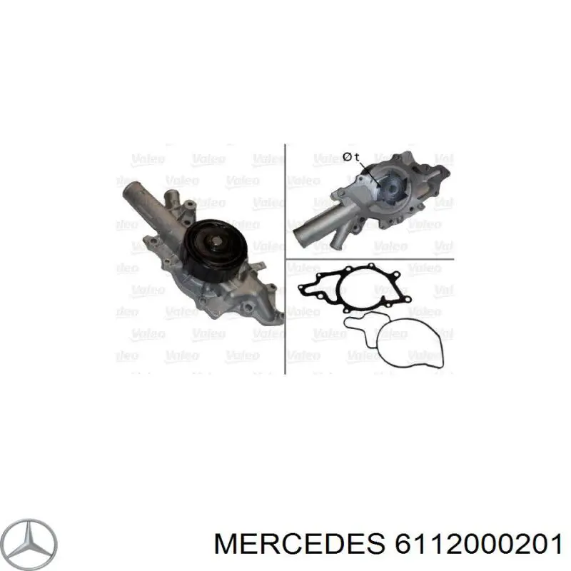 Bomba de agua 6112000201 Mercedes