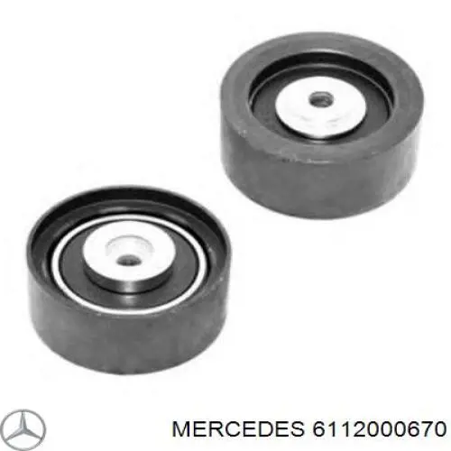 6112000670 Mercedes tensor de correa, correa poli v